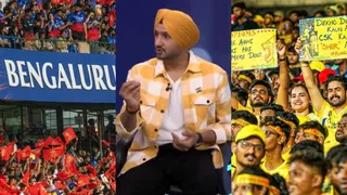 Harbhajan Singh, MS Dhoni and CSK fans