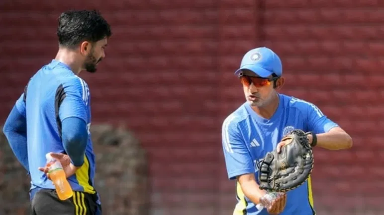 Nitish Kumar Reddy and Gautam Gambhir