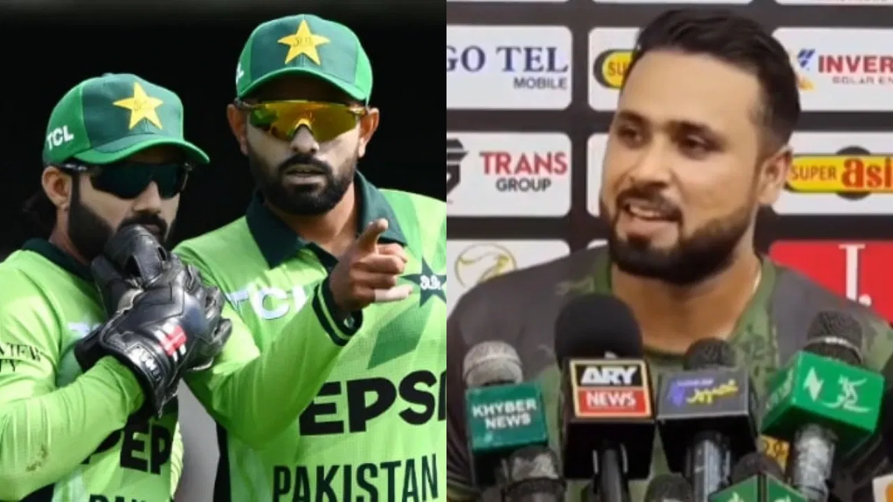 Babar Azam, Mohammad Rizwan and Faheem Ashraf