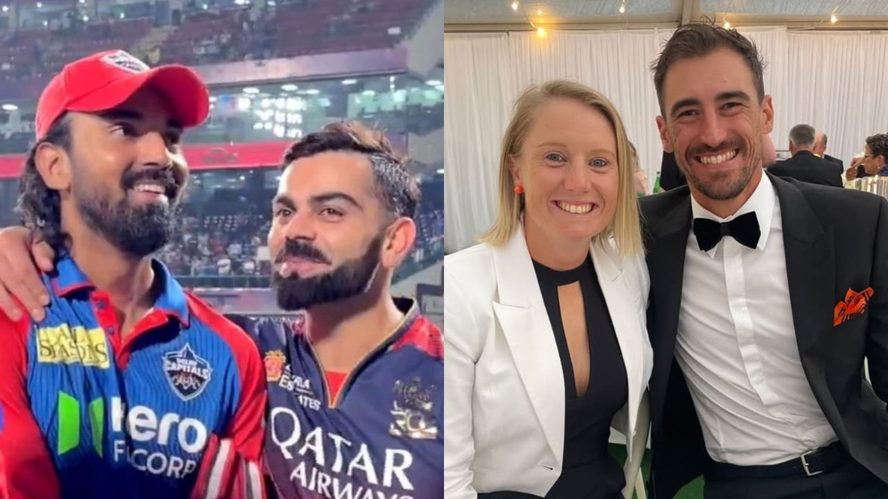 KL Rahul, Alyssa Healy and Mitchell Starc