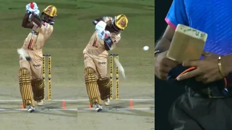 K Aashiq’s bat broke in TNPL 2025