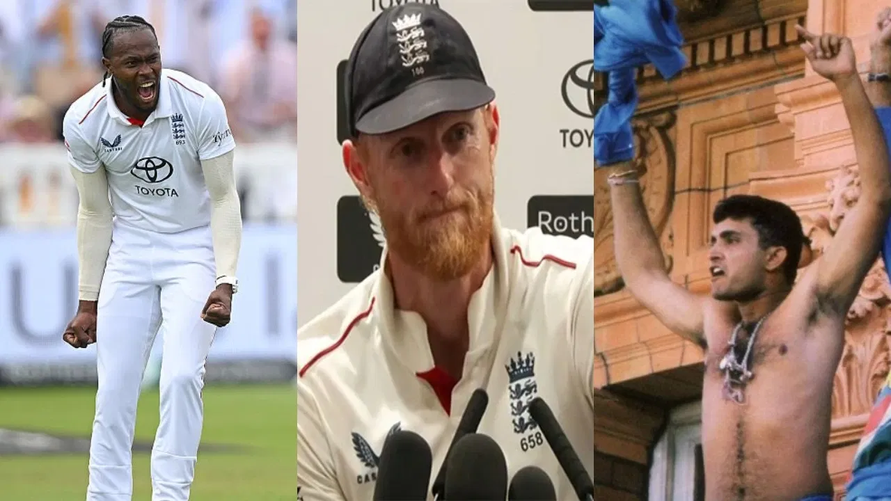 Jofra Archer, Ben Stokes and Sourav Ganguly