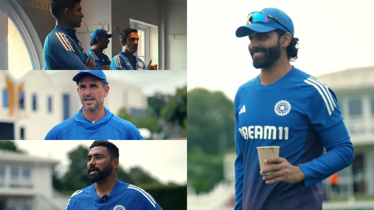 Team India pay tribute to Ravindra Jadeja