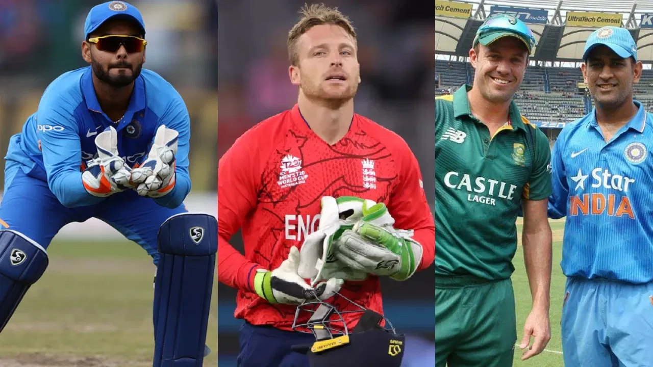 Rishabh Pant, Jos Buttler, AB de Villiers and MS Dhoni