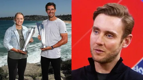 Alyssa Healy, Mitchell Starc and Stuart Broad