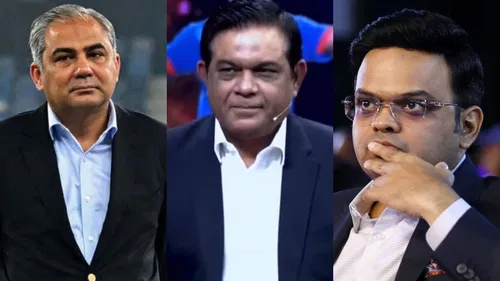 PCB boss Mohsin Naqvi, Rashid Latif and Jay Shah