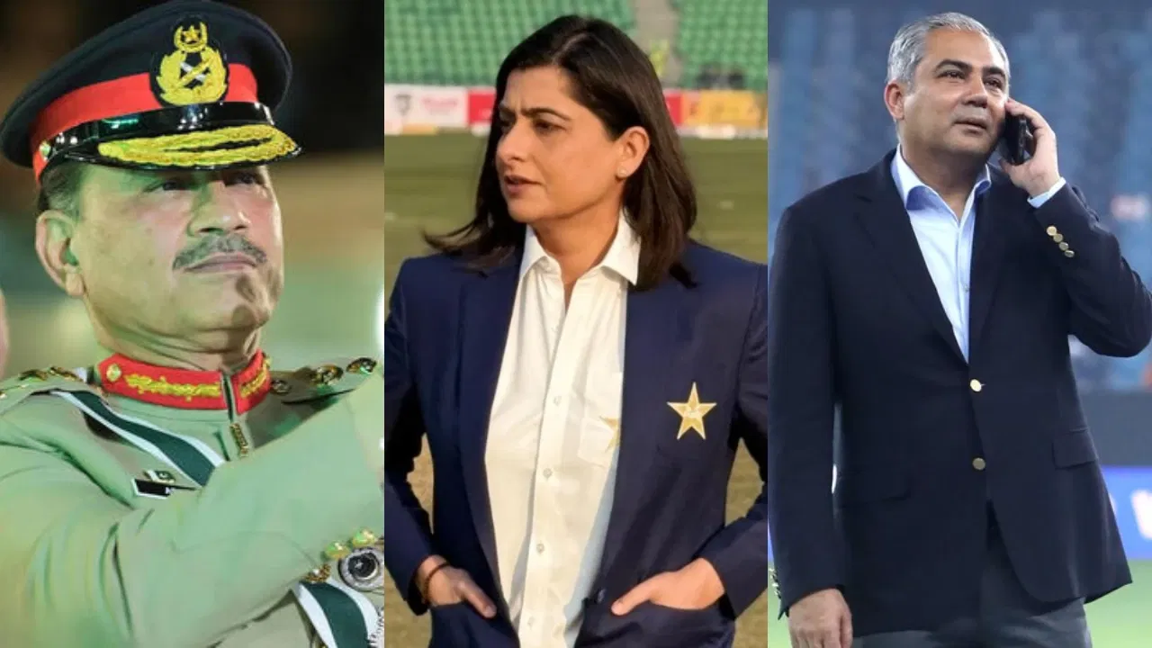 Asim Munir, Sana Mir and Mohsin Naqvi