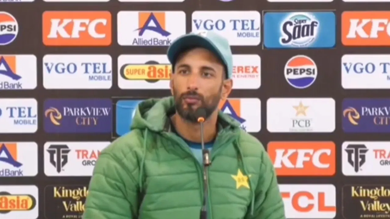 Pakistan captain Shan Masood