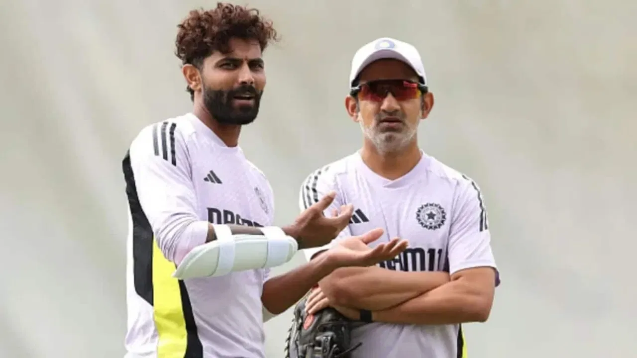Ravindra Jadeja and Gautam Gambhir
