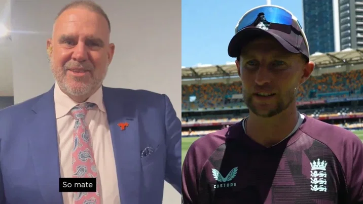 Joe Root and Matthew Hayden
