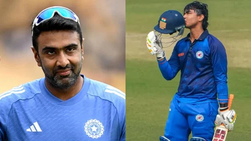 Ravichandran Ashwin and Vaibhav Sooryavanshi