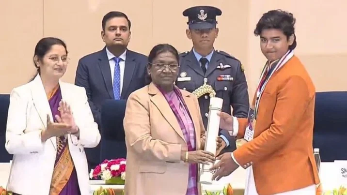 Vaibhav Suryavanshi Honoured by President