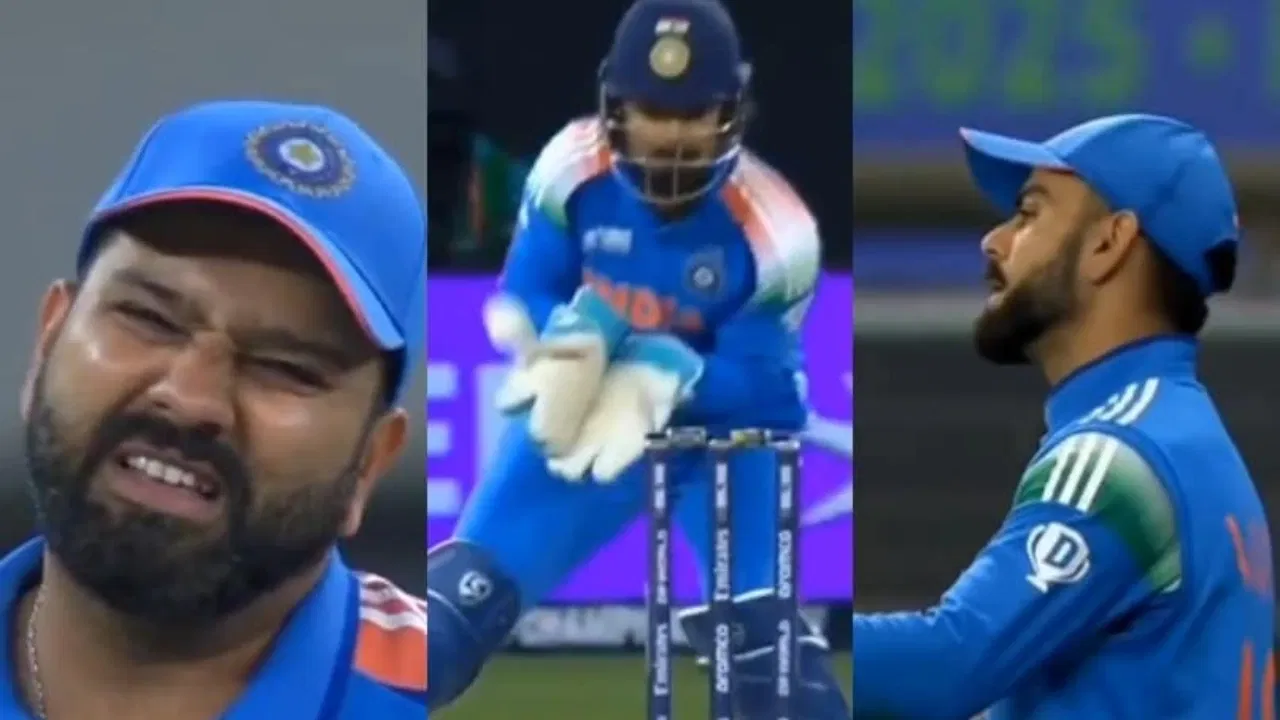 Rohit Sharma, KL Rahul and Virat Kohli