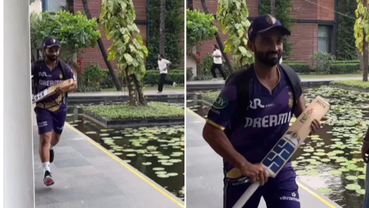 KKR captain Ajinkya Rahane