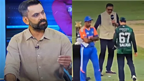 Mohammad Hafeez reacts to India's Handshake Controversy
