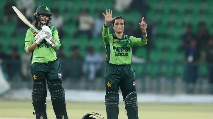 Sidra Ameen of Pakistan Women