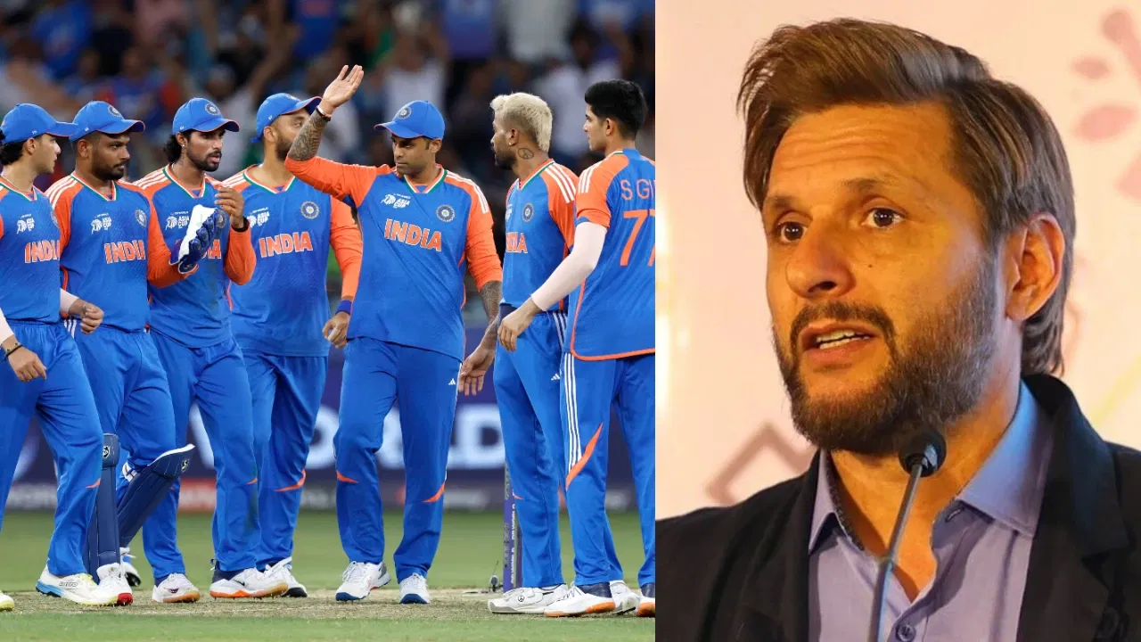 Team India and Shahid Afridi