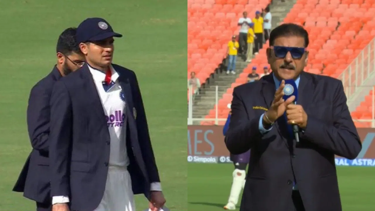 India captain Shubman Gill and Ravi Shastri