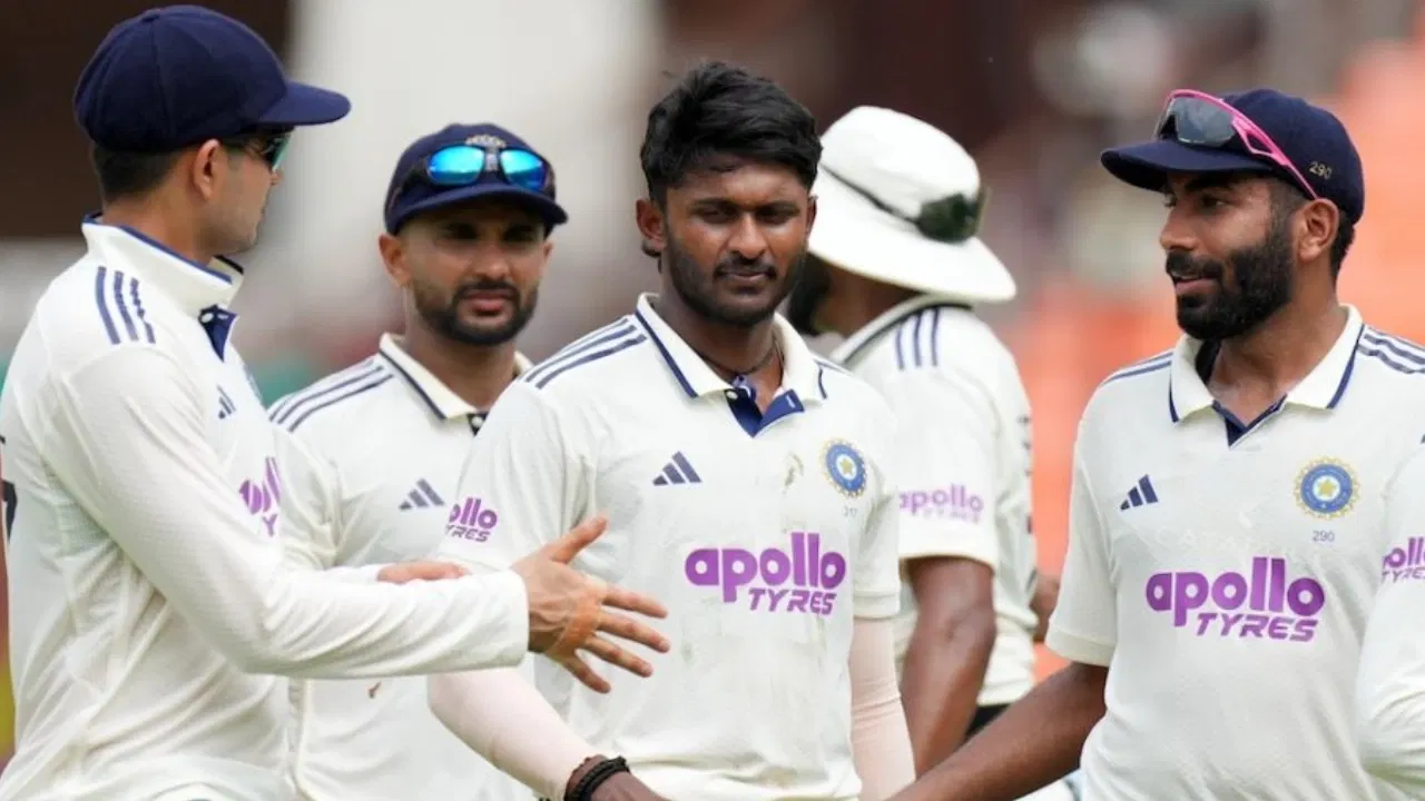 Sai Sudharsan with Team India