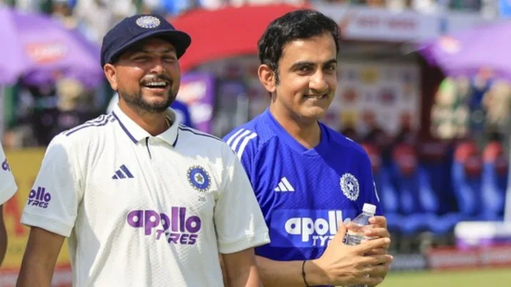 Gautam Gambhir and Kuldeep Yadav gear up for Kolkata Test