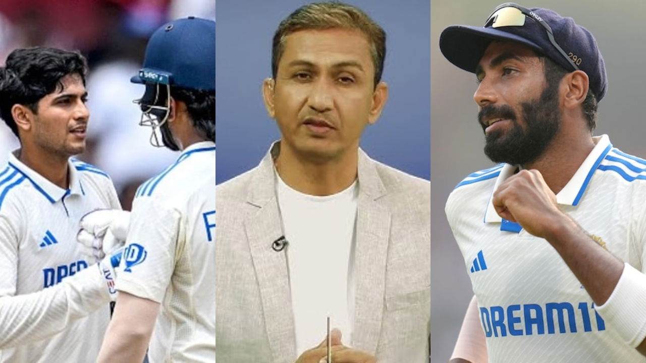 KL Rahul, Shubman Gill, Sanjay Bangar and Jasprit Bumrah