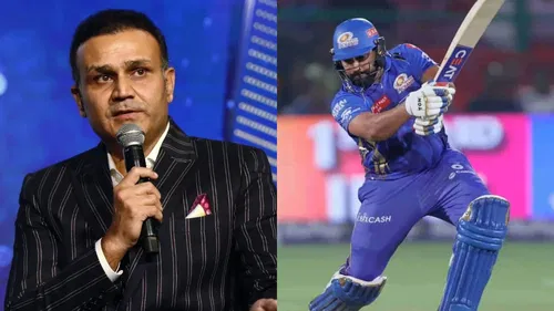 Virender Sehwag and Rohit Sharma