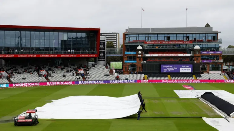 India vs England at the Old Trafford Cricket Ground