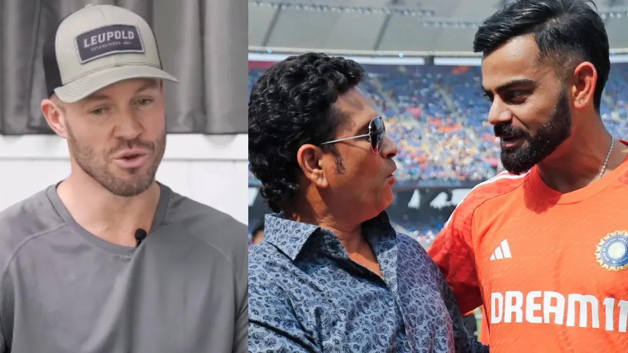 AB de Villiers, Sachin Tendulkar and Virat Kohli