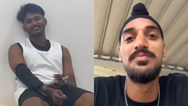 Sai Sudharsan and Arshdeep Singh.