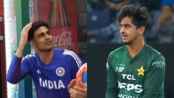 Shubman Gill and Saim Ayub