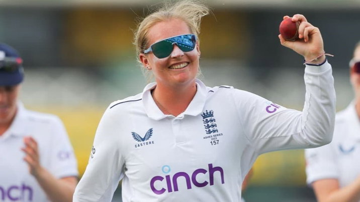 Sophie Ecclestone of England