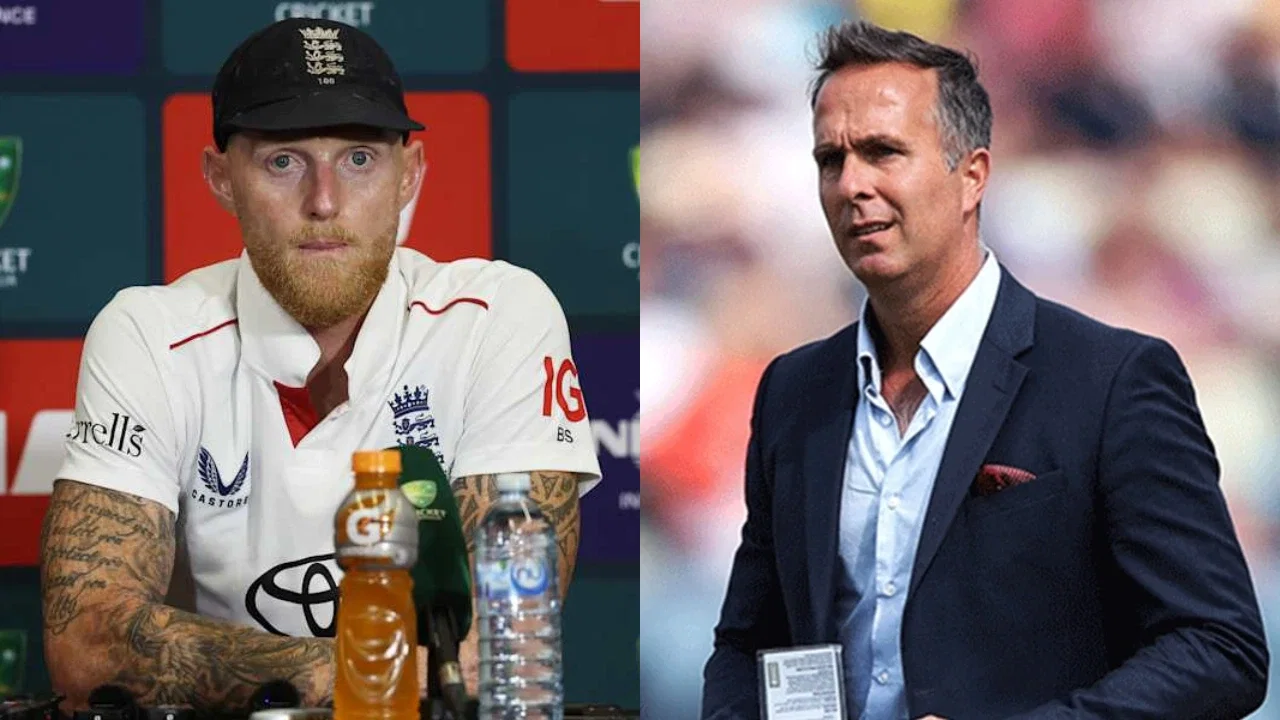 Ben Stokes and Michael Vaughan