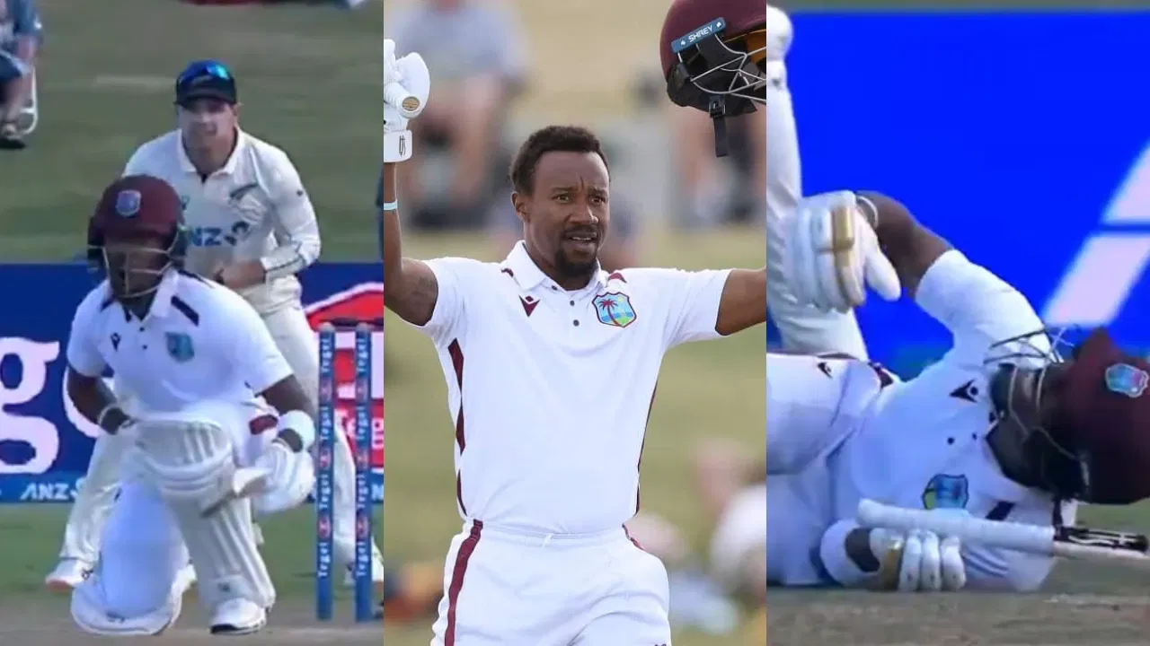 Kavem Hodge of West Indies