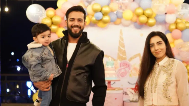 Imad Wasim with Family