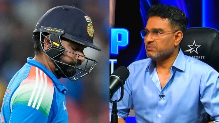 Rohit Sharma and Sanjay Manjrekar
