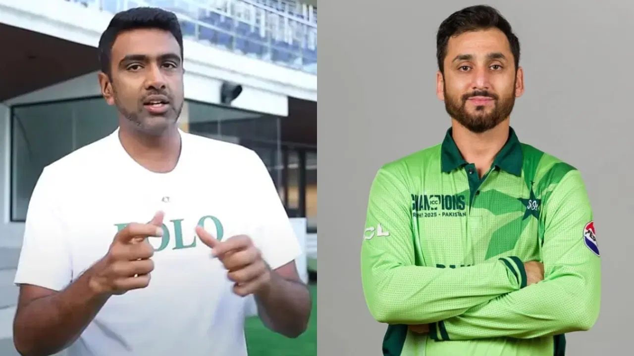 Ravichandran Ashwin and Salman Ali Agha