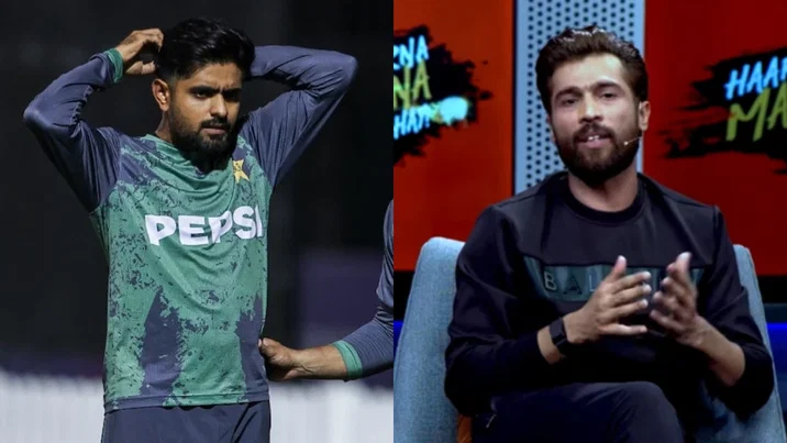 Babar Azam and Mohammad Amir