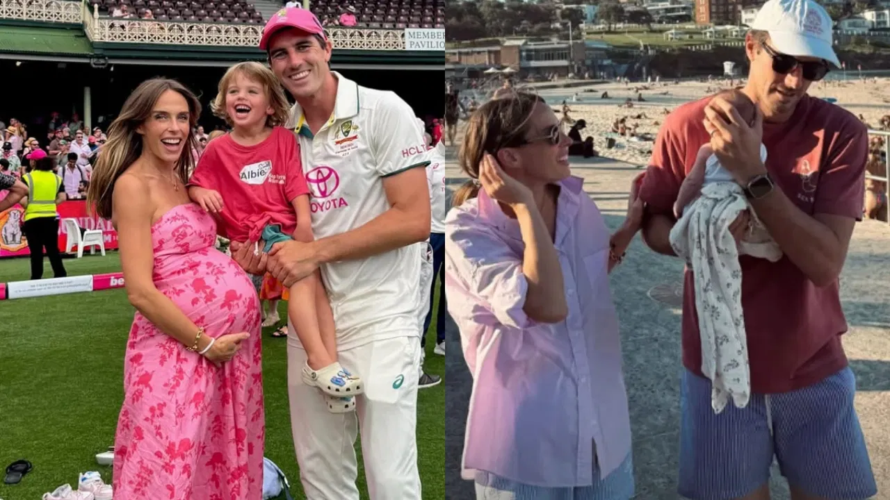 Australia captain Pat Cummins with his family