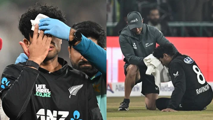 Rachin Ravindra of New Zealand