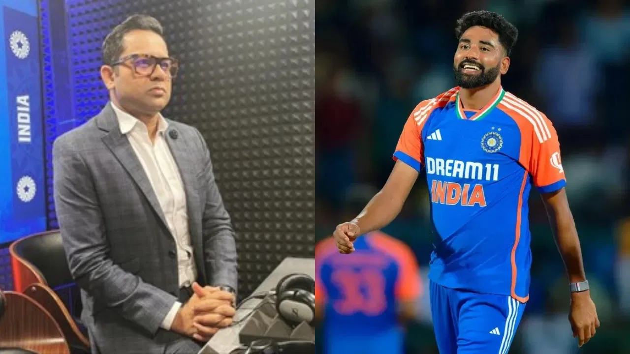 Aakash Chopra and Mohammed Siraj