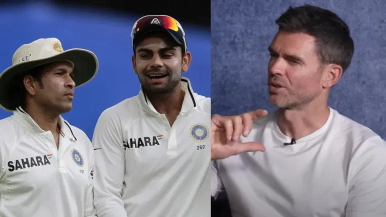 Sachin Tendulkar, Virat Kohli and James Anderson