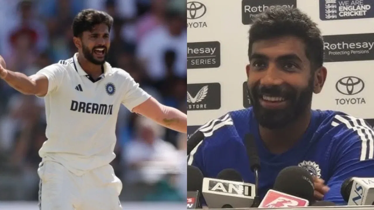 Nitish Kumar Reddy and Jasprit Bumrah
