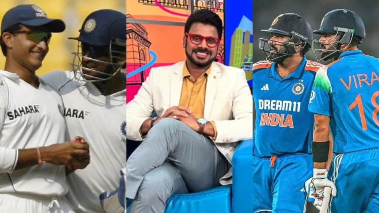 Sourav Ganguly, MS Dhoni, Manoj Tiwary, Rohit Sharma and Virat Kohli