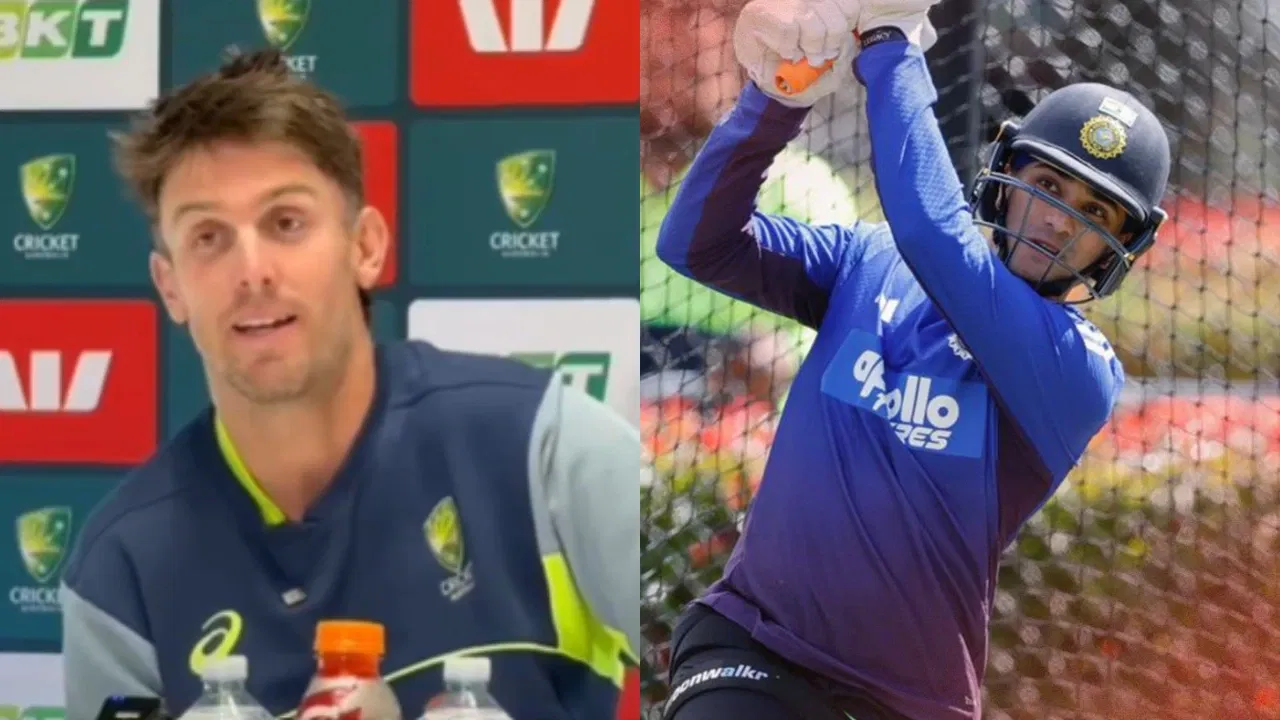 Mitchell Marsh and Abhishek Sharma