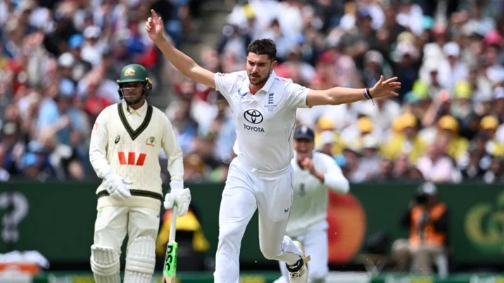 England pacer Josh Tongue
