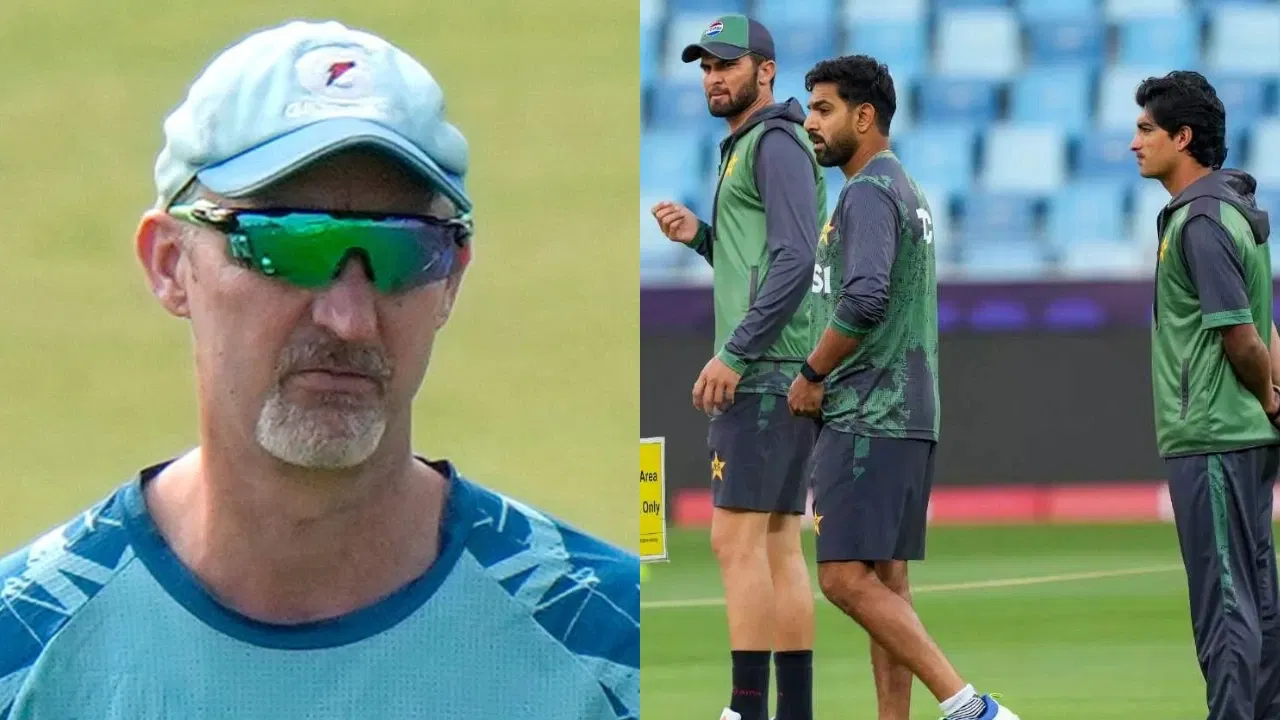 Jason Gillespie, Shaheen Afridi, Naseem Shah and Haris Rauf