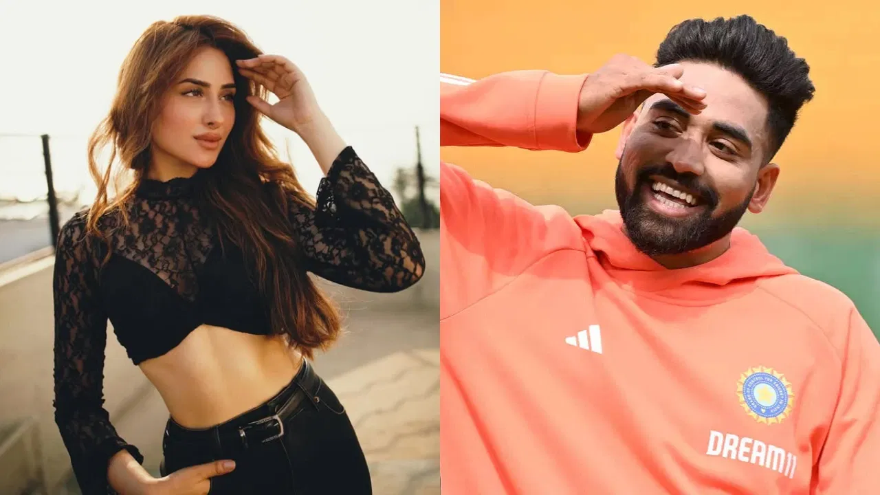 Mahira Sharma and Mohammed Siraj