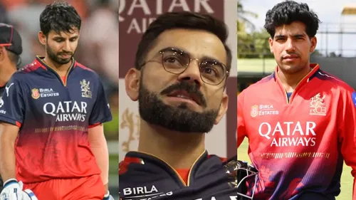 Jitesh Sharma, Virat Kohli and Swastik Chikara