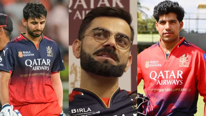 Jitesh Sharma, Virat Kohli and Swastik Chikara