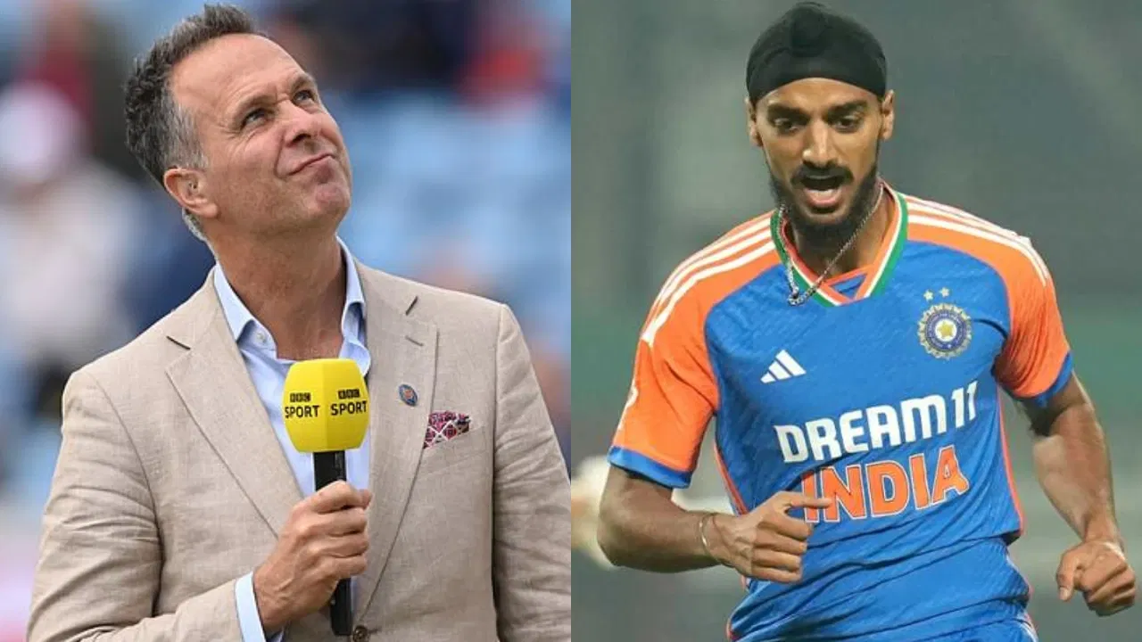 Michael Vaughan and Arshdeep Singh